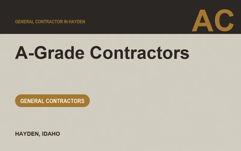 A-Grade Contractors in Hayden, Idaho