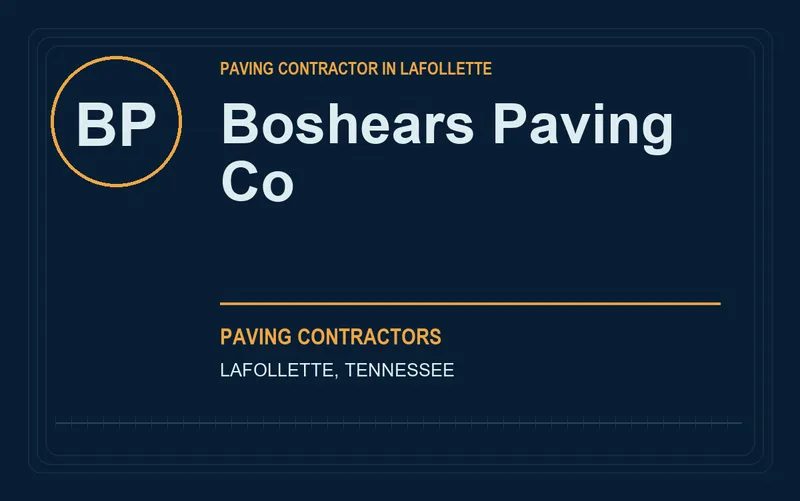 Boshears Paving Co in LaFollette, Tennessee