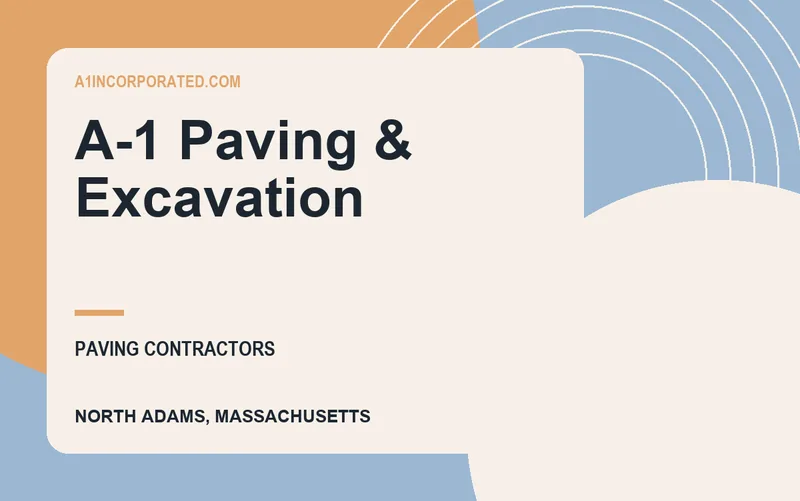 A-1 Paving & Excavation in North Adams, Massachusetts