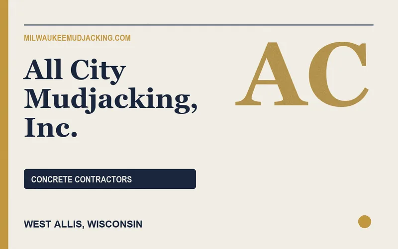 All City Mudjacking, Inc. in West Allis, Wisconsin