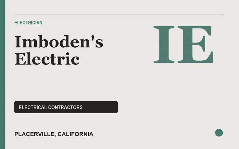 Imboden's Electric in Placerville, California