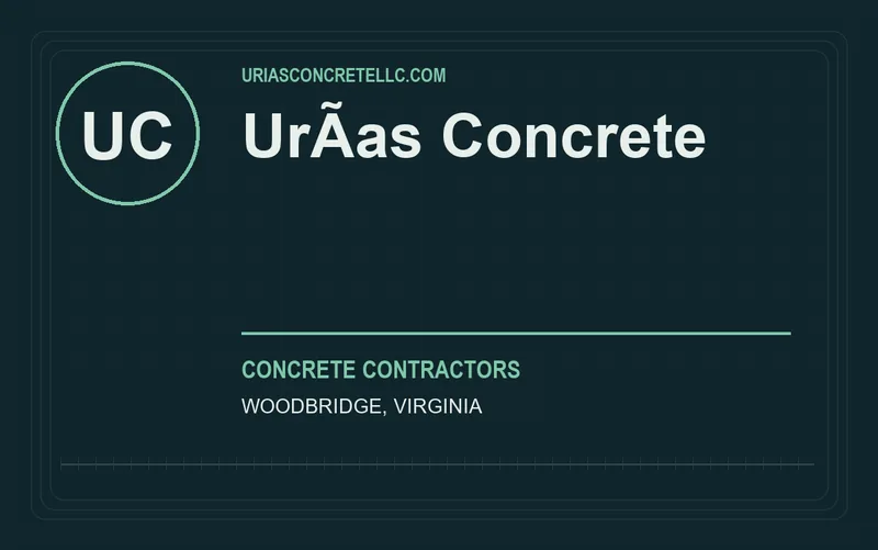 UrÃas Concrete in Woodbridge, Virginia