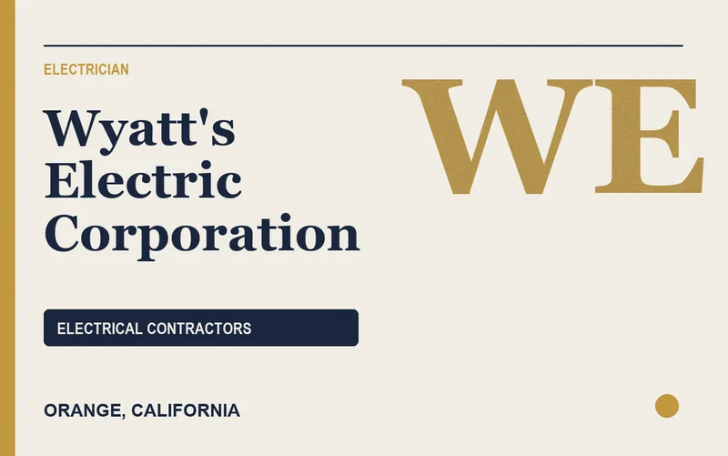 Wyatt's Electric Corporation in Orange, California