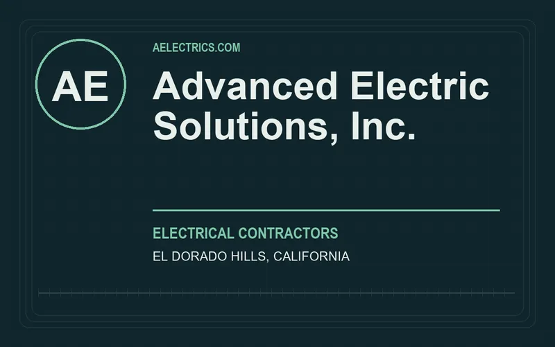 Advanced Electric Solutions, Inc. in El Dorado Hills, California