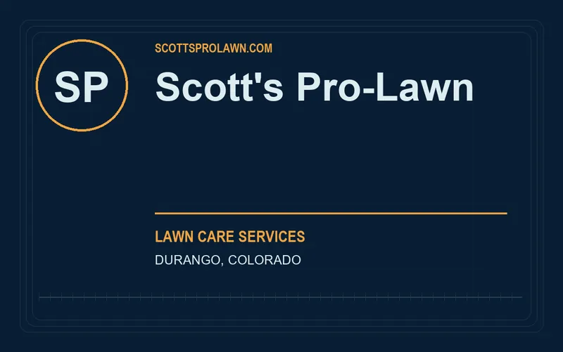 Scott's Pro-Lawn in Durango, Colorado