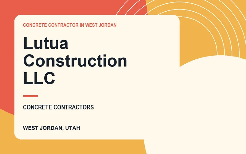 Lutua Construction LLC in West Jordan, Utah
