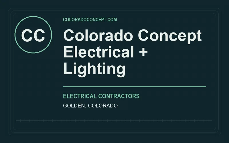 Colorado Concept Electrical + Lighting in Golden, Colorado