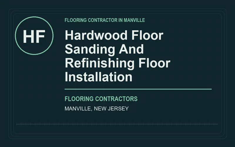 hardwood floor sanding and refinishing floor installation in Manville, New Jersey