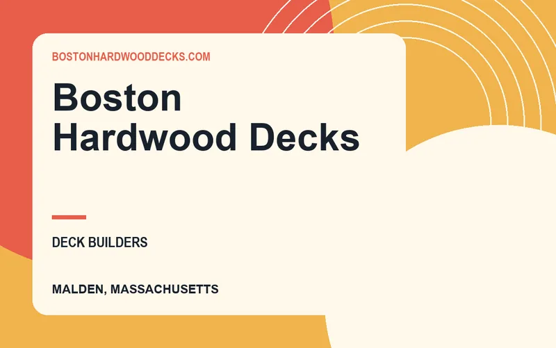 Boston Hardwood Decks in Malden, Massachusetts