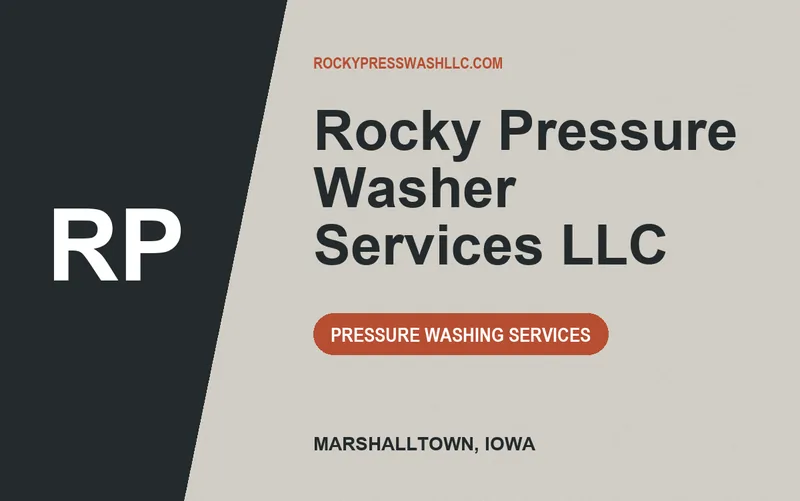 Rocky Pressure Washer Services LLC in Marshalltown, Iowa