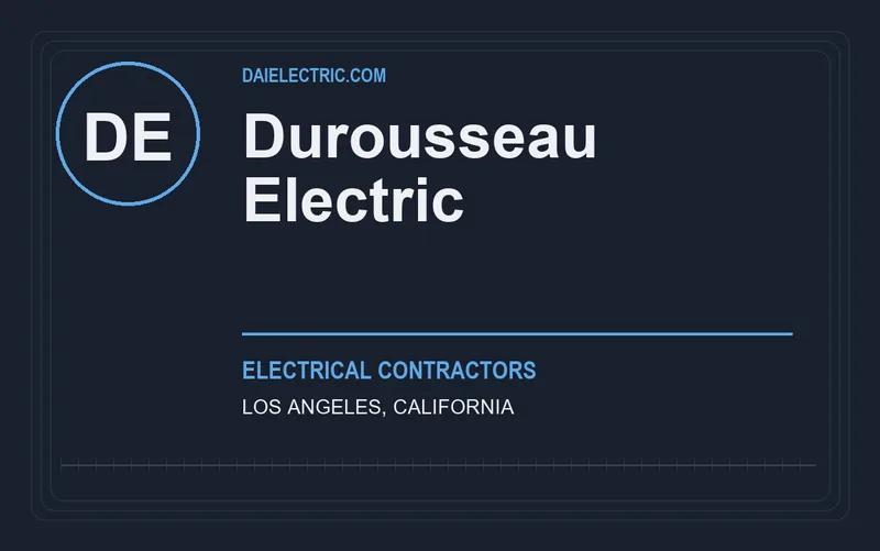 Durousseau Electric in Los Angeles, California