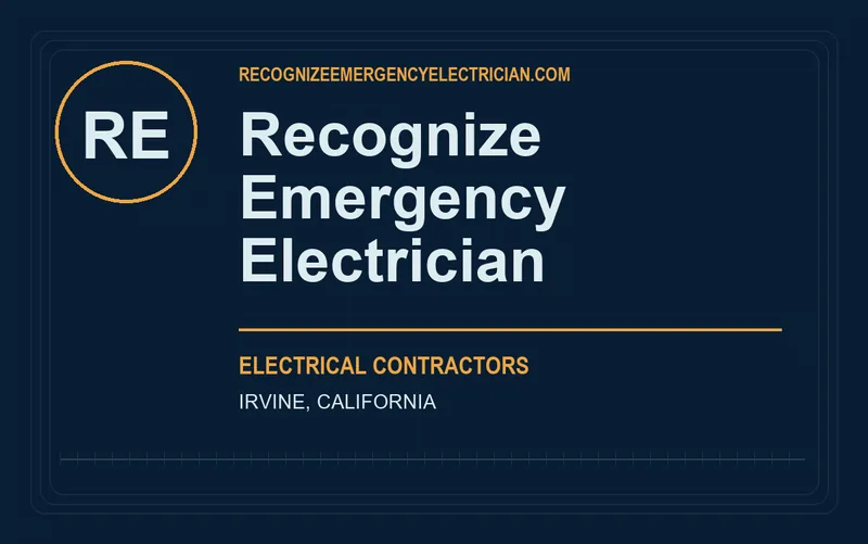 Recognize Emergency Electrician in Irvine, California
