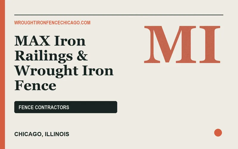 MAX Iron Railings & Wrought Iron Fence in Chicago, Illinois