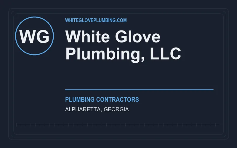 White Glove Plumbing, LLC in Alpharetta, Georgia
