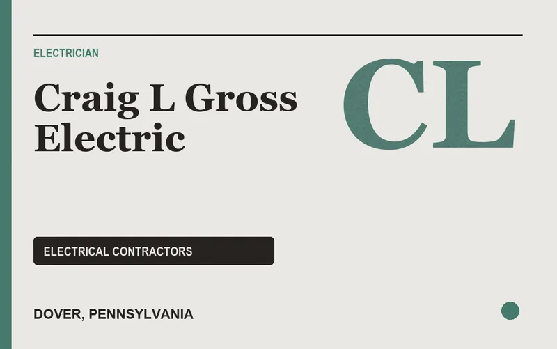 Craig L Gross Electric in Dover, Pennsylvania