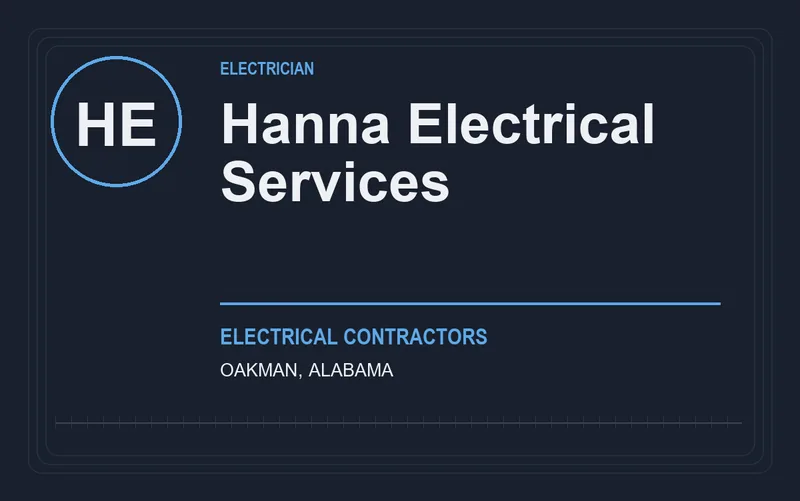 Hanna Electrical Services in Oakman, Alabama