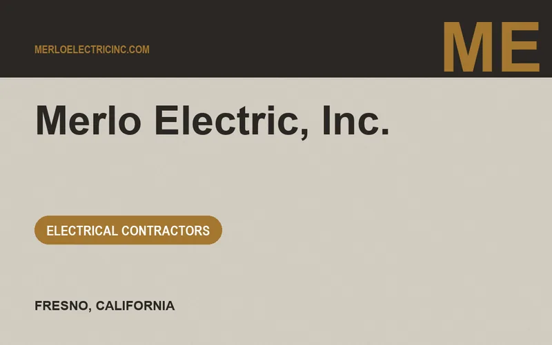 Merlo Electric, Inc. in Fresno, California
