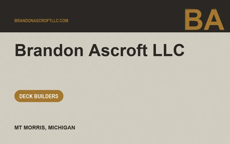 Brandon Ascroft LLC in Mt Morris, Michigan