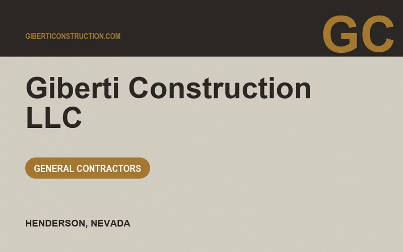 Giberti Construction LLC in Henderson, Nevada