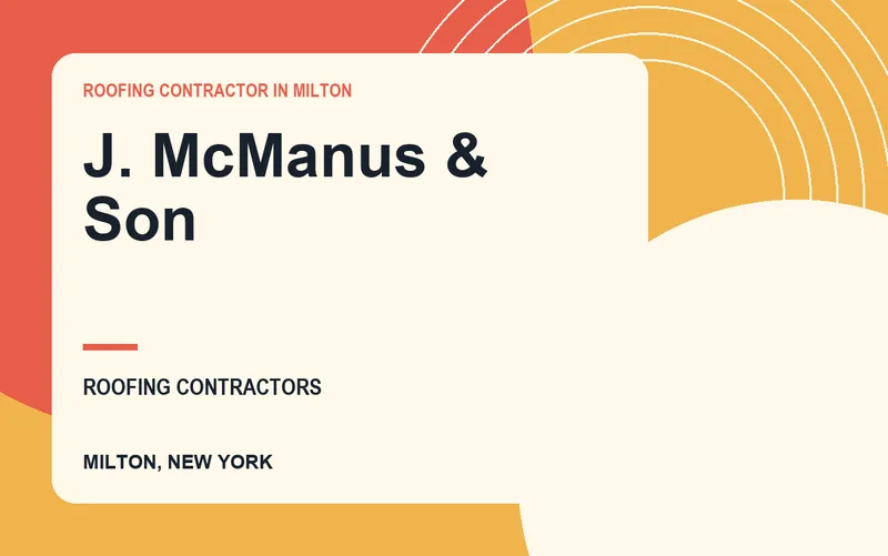 J. McManus & Son in Milton, New York