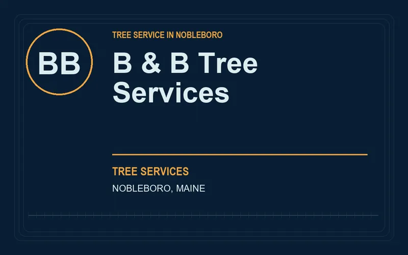 B & B Tree Services in Nobleboro, Maine