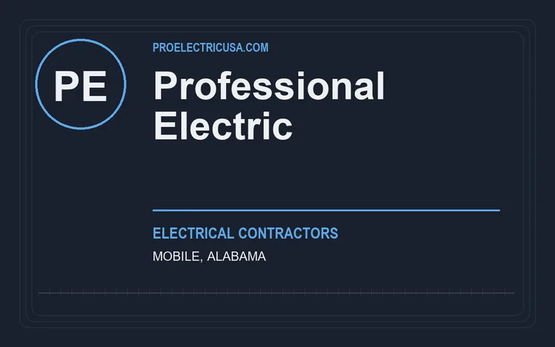 Professional Electric in Mobile, Alabama
