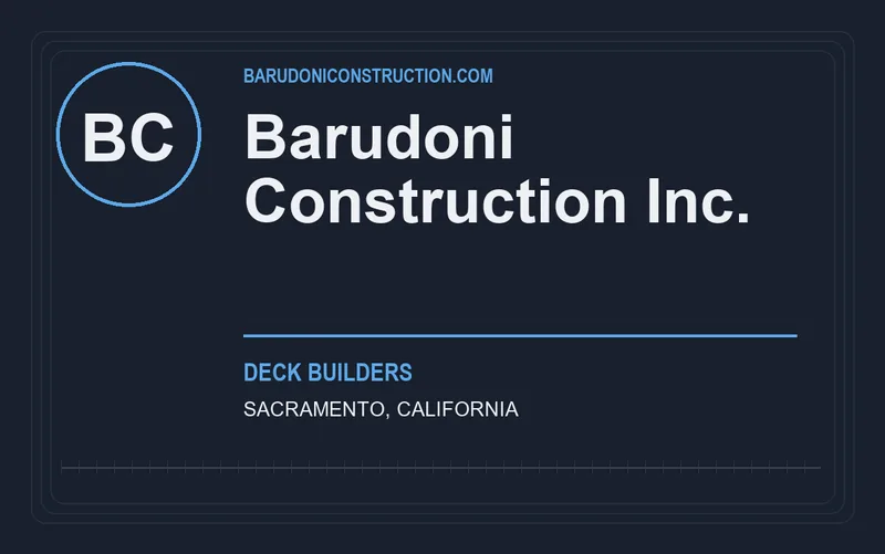 Barudoni Construction Inc. in Sacramento, California