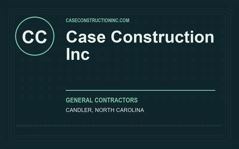 Case Construction Inc in Candler, North Carolina