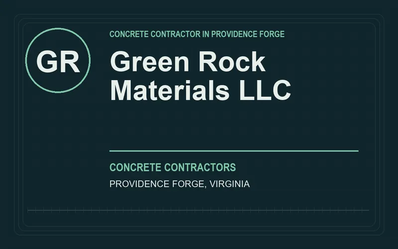Green Rock Materials Llc in Providence Forge, Virginia