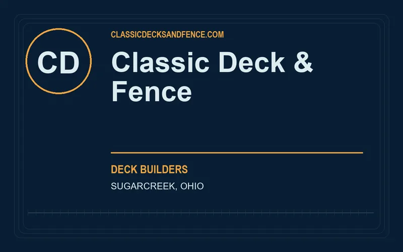 Classic Deck & Fence in Sugarcreek, Ohio