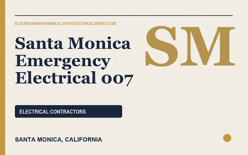 Santa Monica Emergency Electrical 007 in Santa Monica, California