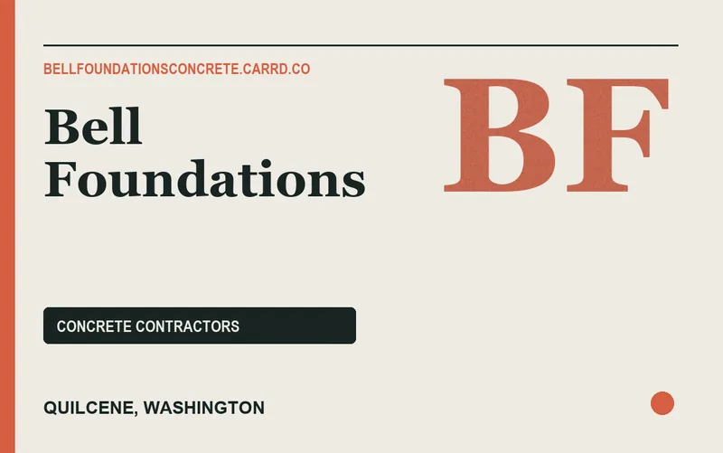 Bell Foundations in Quilcene, Washington