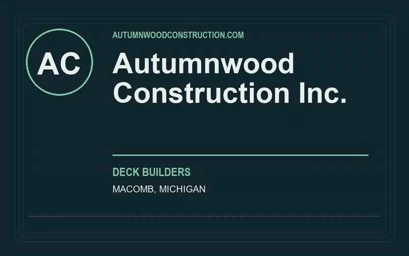 Autumnwood Construction Inc. in Macomb, Michigan