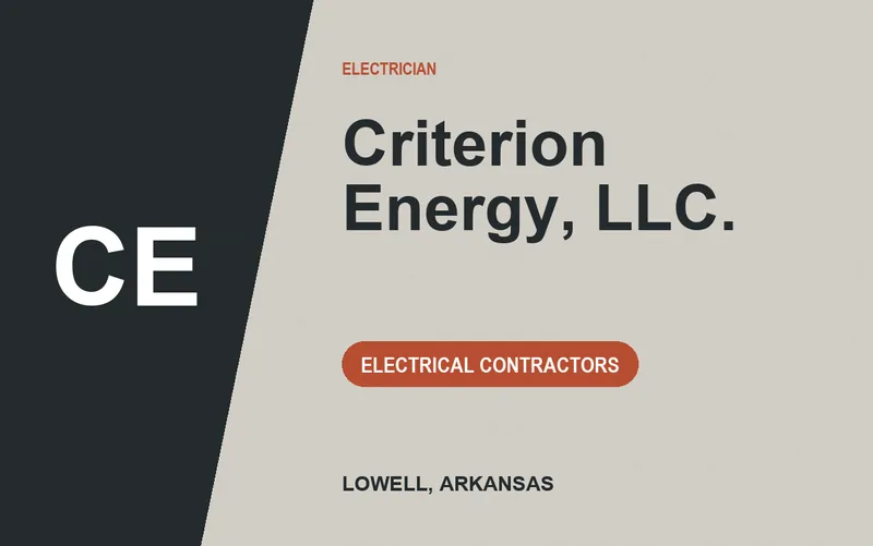 Criterion Energy, LLC. in Lowell, Arkansas
