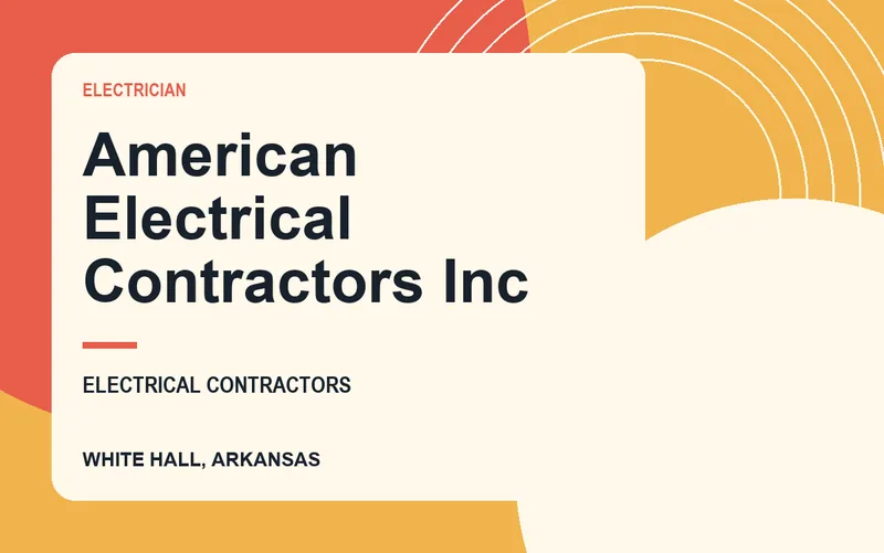 American Electrical Contractors Inc in White Hall, Arkansas