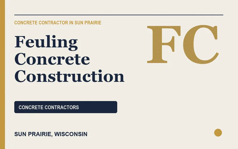 Feuling Concrete Construction in Sun Prairie, Wisconsin