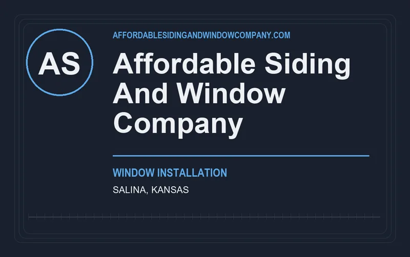 Affordable Siding And Window Company in Salina, Kansas