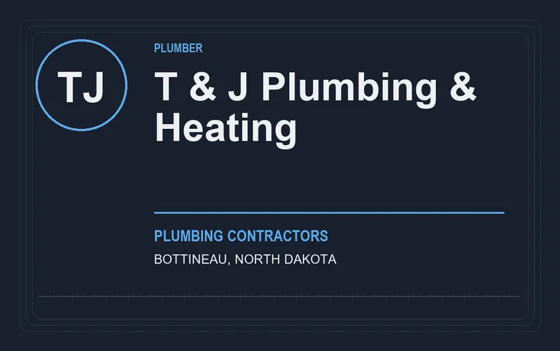 T & J Plumbing & Heating in Bottineau, North Dakota