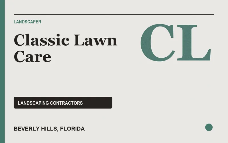 Classic Lawn Care in Beverly Hills, Florida