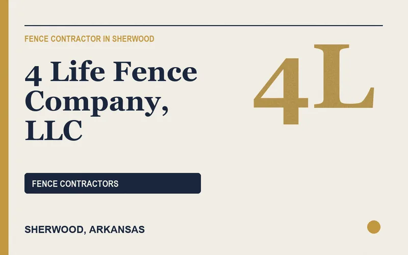 4 Life Fence Company, LLC in Sherwood, Arkansas