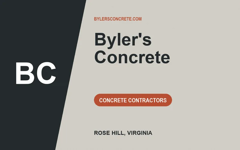 Byler's Concrete in Rose Hill, Virginia