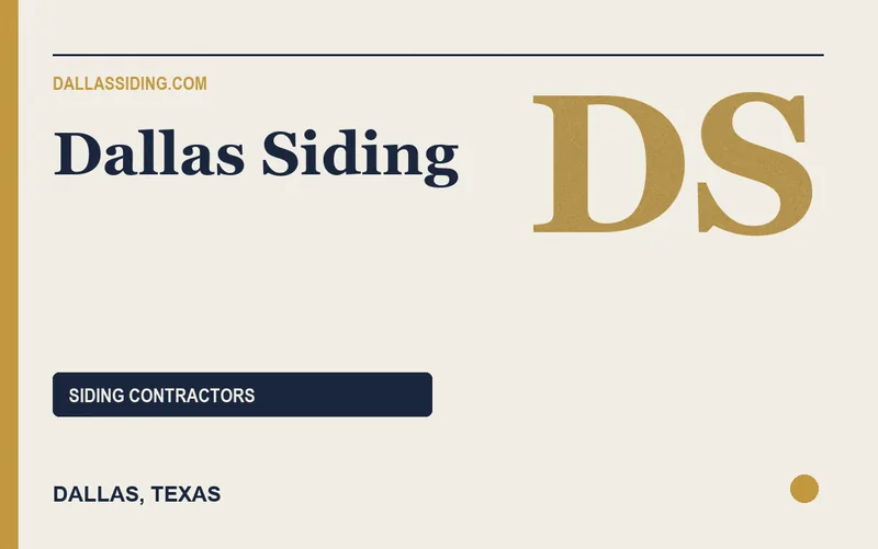 Dallas Siding in Dallas, Texas