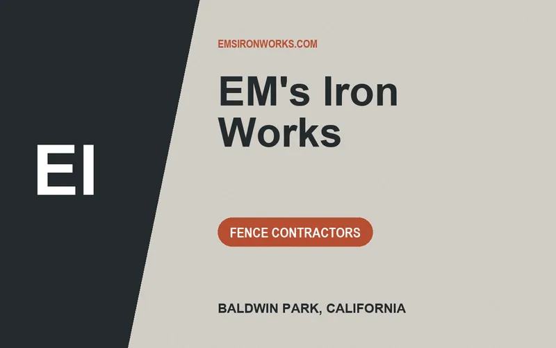 EM's Iron Works in Baldwin Park, California