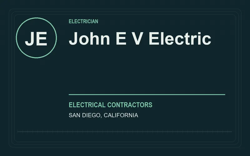 John E V Electric in San Diego, California