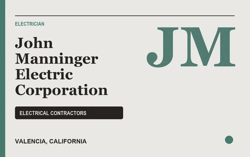 John Manninger Electric Corporation in Valencia, California