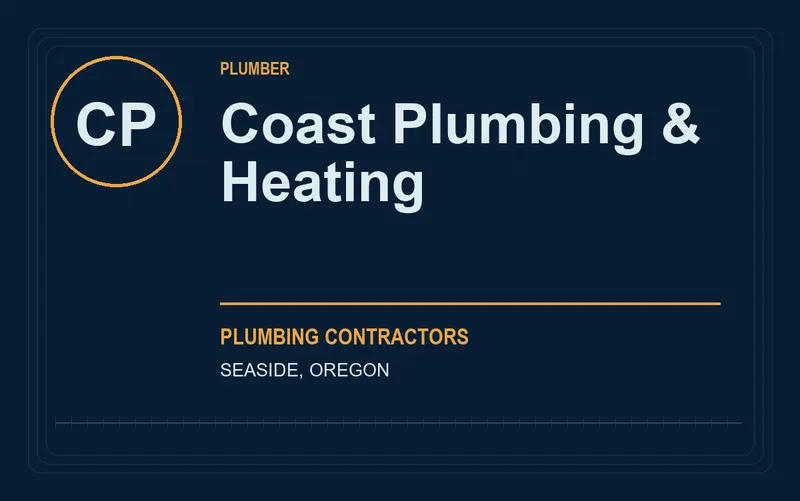 Coast Plumbing & Heating in Seaside, Oregon
