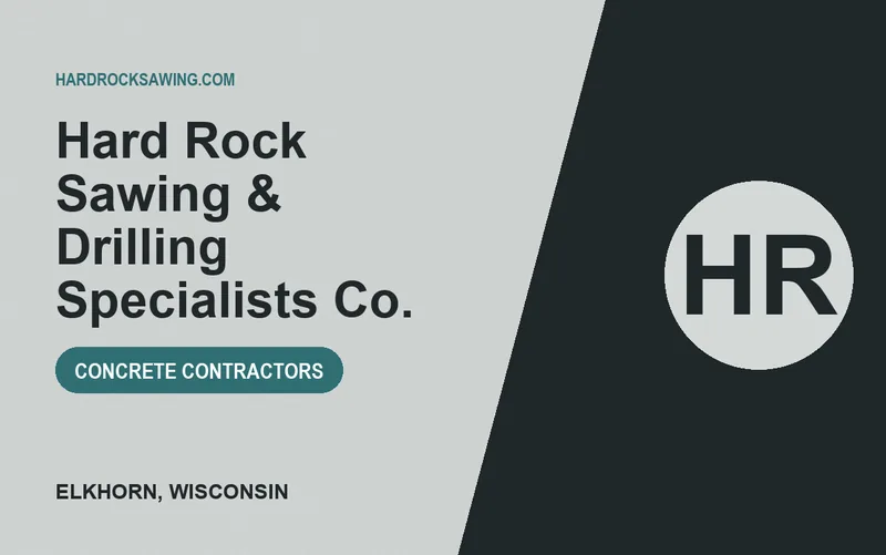 Hard Rock Sawing & Drilling Specialists Co. in Elkhorn, Wisconsin
