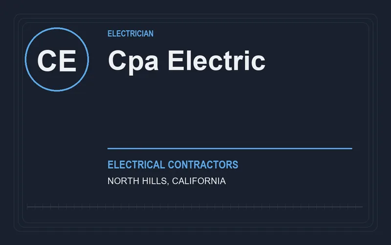 CPA ELECTRIC in North Hills, California
