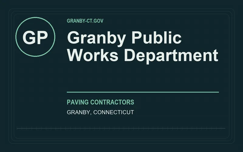 Granby Public Works Department in Granby, Connecticut