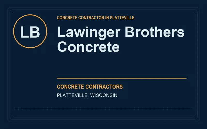 Lawinger Brothers Concrete in Platteville, Wisconsin